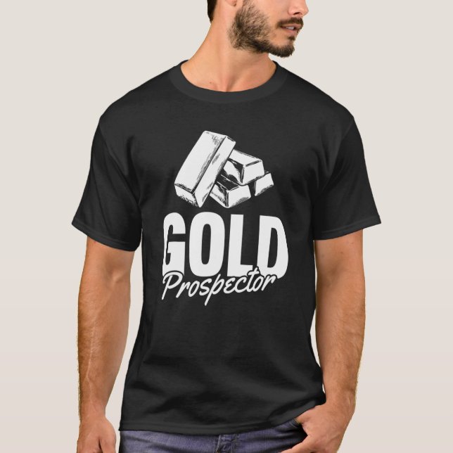 Goldbergbau-Perspektiven Minengoldprofis T-Shirt (Vorderseite)