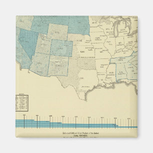 Goldbergbaugebiete Magnet