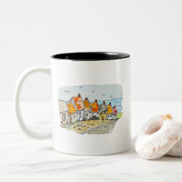 Goldberge, Shaftesbury Wasserfarbe Zweifarbige Tasse