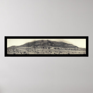 Goldbergwerk NV Foto 1908 Poster