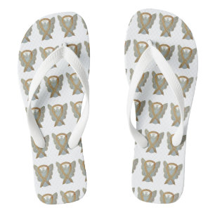 Goldbewusstsein Multifunktionsband-Engel Custom Fl Flip Flops