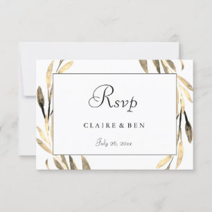 Goldblatt-Kronenbriefe RSVP Karte