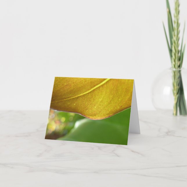 Goldblatt Notecard Karte (Vorderseite)