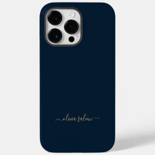 Goldblau personalisiert iPhone 14 pro max hülle