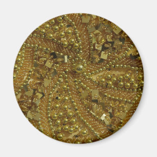 Goldbling Glitter u. -perlen Magnet
