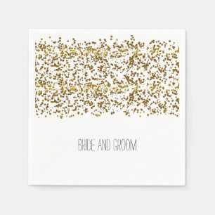 GoldBling GlitzerConfetti Serviette