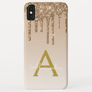 Goldbling-Luxus-Glitzer Monogramm Case-Mate iPhone Hülle