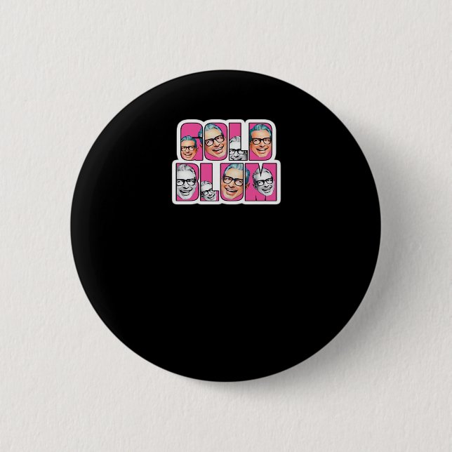 Goldblum Peekaboo Button (Vorderseite)