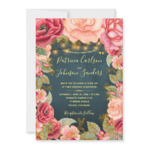 Goldblütler und Lichter auf Hochzeiten