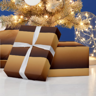 Goldbraun Warmes Braun Geschenkpapier