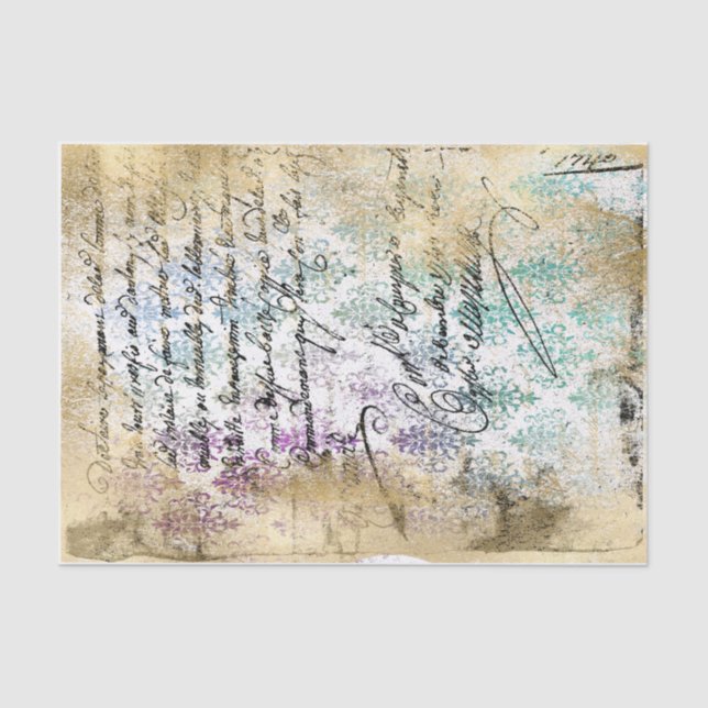 Goldbrief Seidenpapier (Vorderseite)