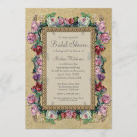 Goldbrokat-formales elegantes mit BlumenBrautparty