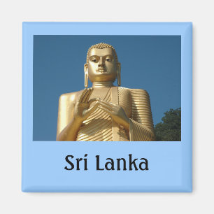 Goldbuddha-Bild Magnet