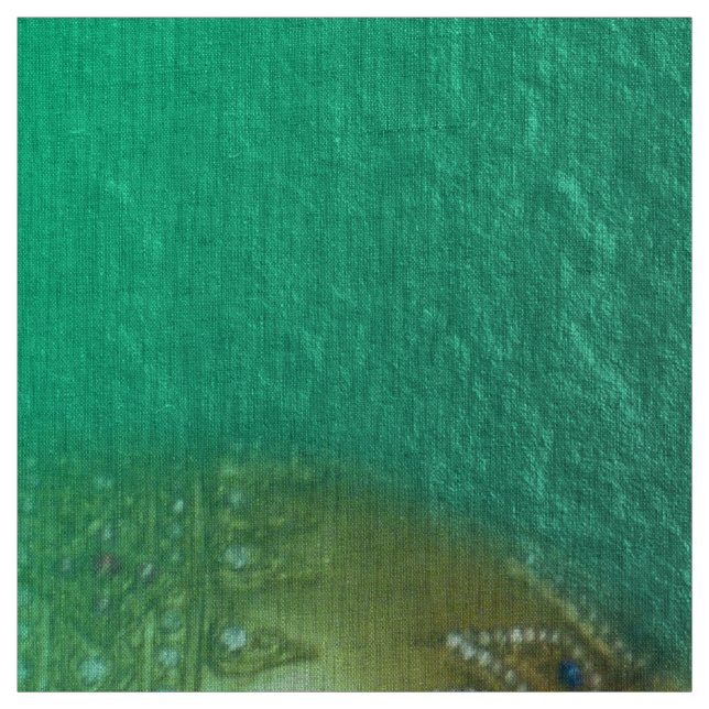 Goldbuddha in Münze Stoff (Muster)