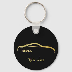 Goldbürsten-Anschlag Logo Nissans 350Z Schlüsselanhänger