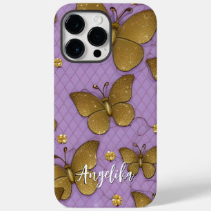 Goldbuttername Personalisiert Case-Mate iPhone 14 Pro Max Hülle