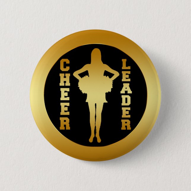 GOLDcheerleader Button (Vorderseite)