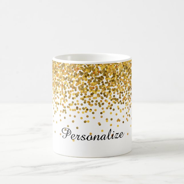 GoldConfetti Tasse (Mittel)