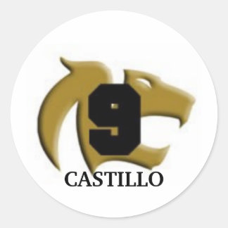 Goldcougar, CASTILLO Runder Aufkleber