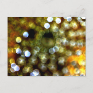 Golddesign Einladungspostkarte