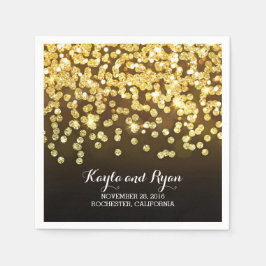Golddiamantenhochzeit Serviette