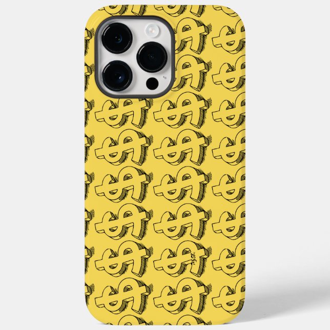 Golddolar Case-Mate iPhone Hülle (Rückseite)
