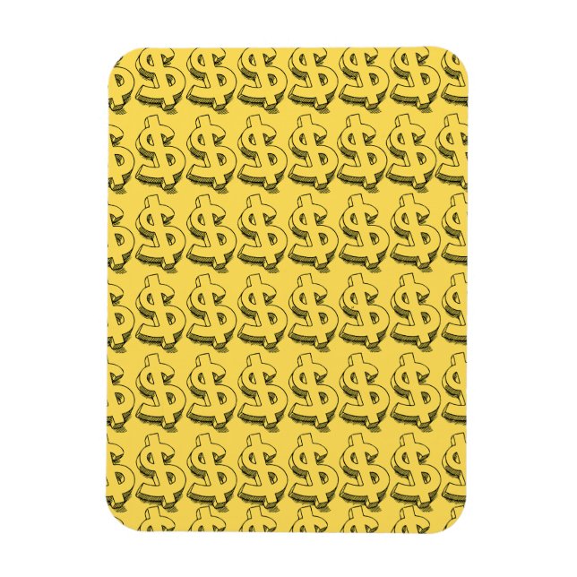 Golddolar Magnet (Vertikal)