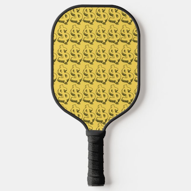 Golddolar Pickleball Schläger (Vorderseite)