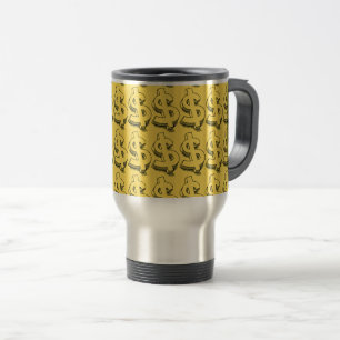 Golddolar Reisebecher