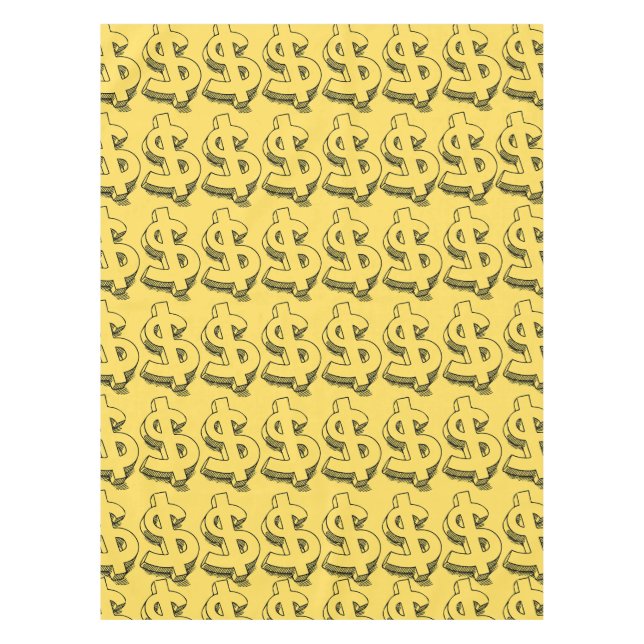 Golddolar Tischdecke (Vorderseite)