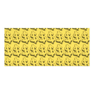 Golddolar Werbekarte