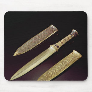 Golddolch und -hülle mousepad