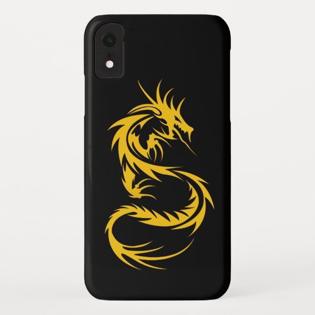 Golddrache Case-Mate iPhone Hülle (Rückseite)