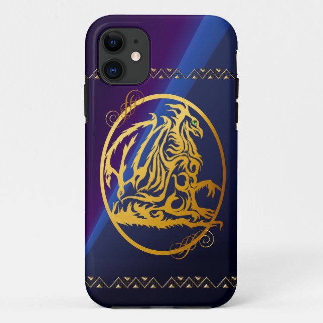 Golddrache eingekreistes iPhone 5 Hüllen (Rückseite)