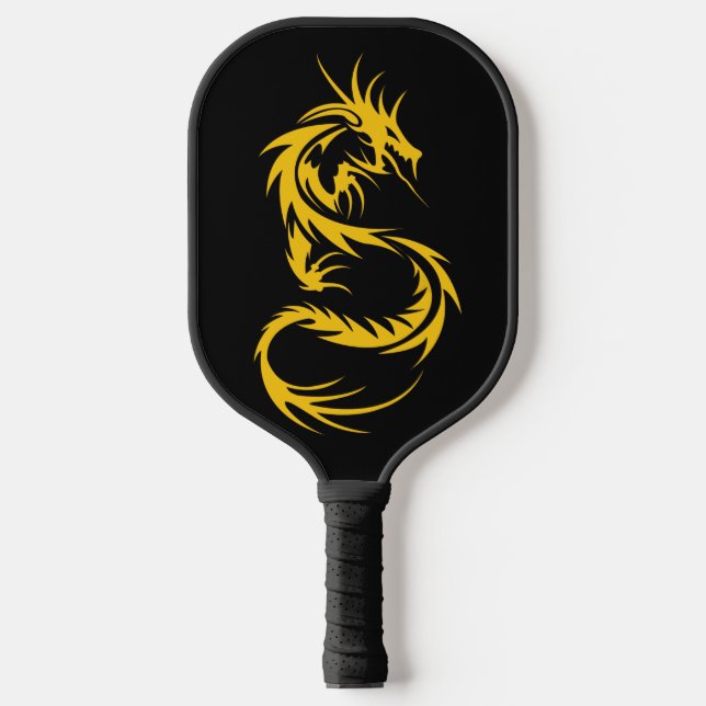 Golddrache Pickleball Schläger (Vorderseite)