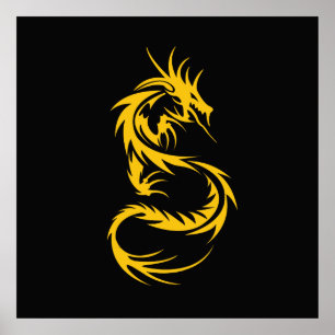 Golddrache Poster