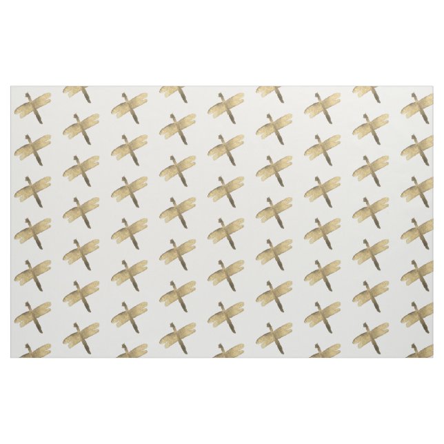 Golddrachenfliegen Stoff (Fat Quarter (45,7 x 55,9 cm))