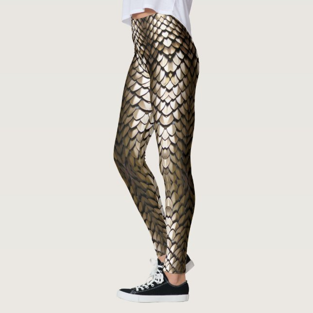 Golddrachenschuhe Leggings (Links)
