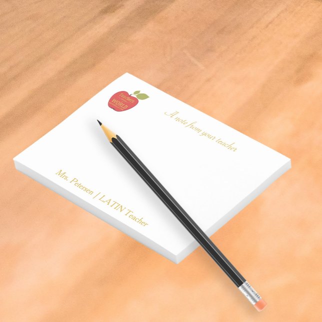 Golddrucklehrer Post-it Klebezettel (Von Creator hochgeladen)