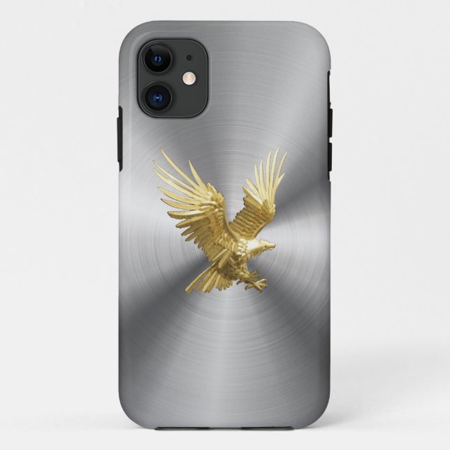 GoldEagle-Stahleisen Case-Mate iPhone Hülle (Rückseite)
