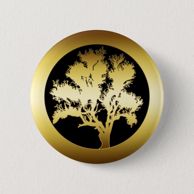 GOLDEiche Button (Vorderseite)