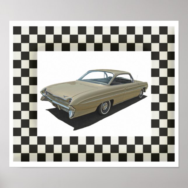 Golden 61 Oldsmobile Poster (Vorne)