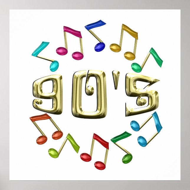GOLDEN 90er Poster (Vorne)