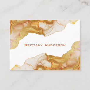 Golden Abstrakt DIY Business Card Visitenkarte