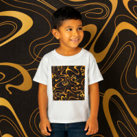 Golden Abstrakt Swirl Muster