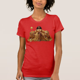 Golden Abundance Queen — Wealth In Her Hands T-Shirt