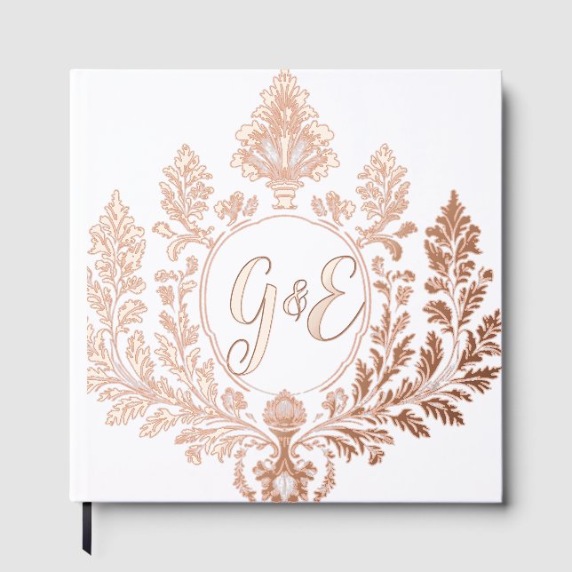 Golden Acanthus Elegance Gästebuch (Vorderseite)