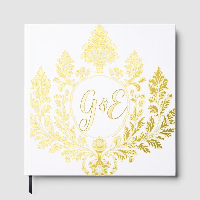 Golden Acanthus Elegance Gästebuch (Vorderseite)