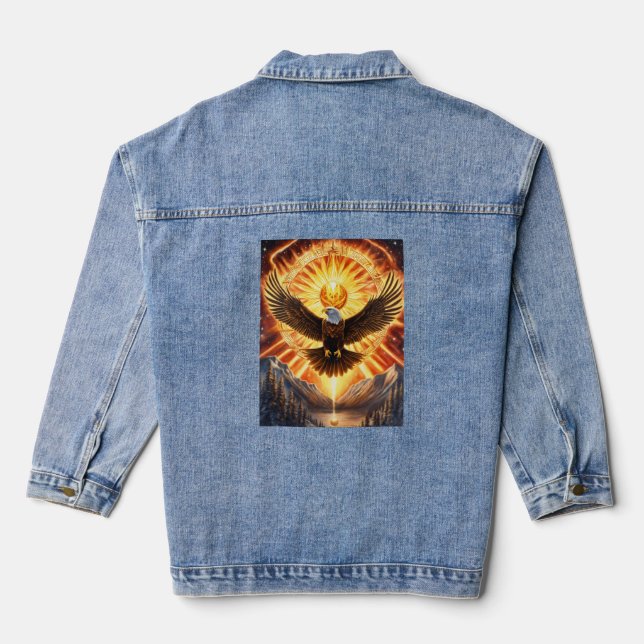 Golden Adler Denim Jacket Jeansjacke (Rückseite)