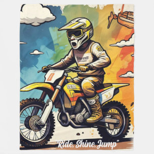 "Golden Adrenalin Ride" Fleecedecke
